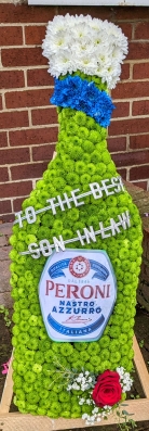 Bottle of peroni
