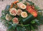 orange posy.