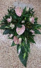 pink anthurium spray