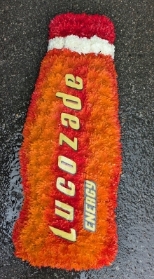 Bottle of lucozade