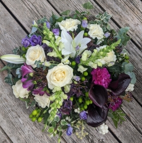 Purple White Posy