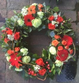 Red and Green Wreath